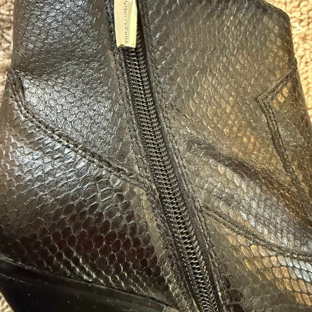 Vince Camuto Snake Embossed Pointed Toe Bootie - … - image 6